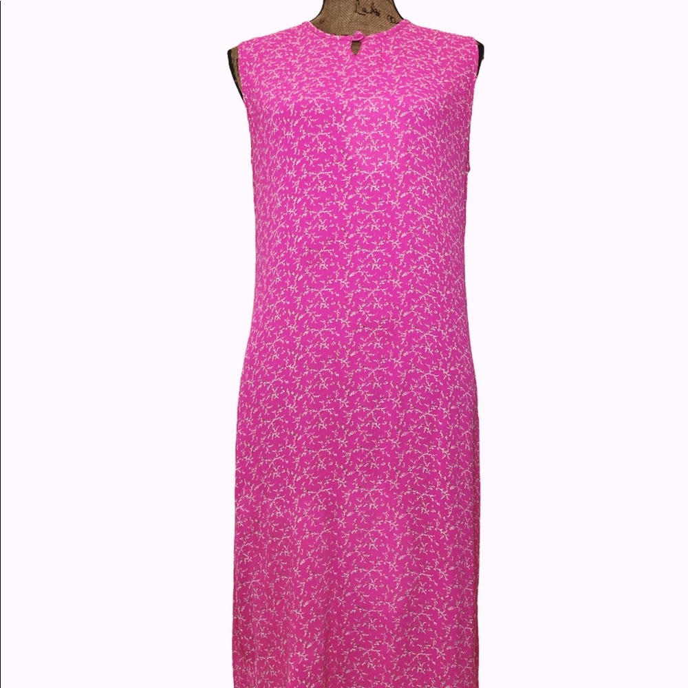 Vintage April Cornell Floral Dress Size M